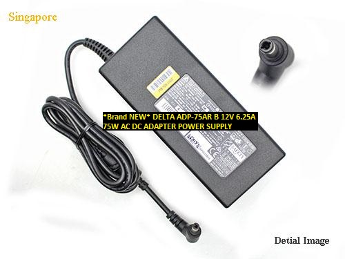 *Brand NEW* DELTA ADP-75AR B 12V 6.25A 75W AC DC ADAPTER POWER SUPPLY